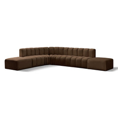 Arc Velvet 7pc. Sectional