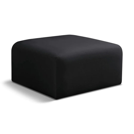 Arc Velvet Ottoman