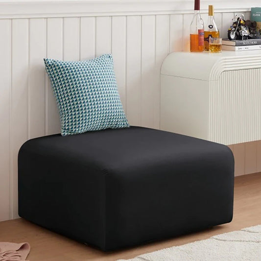 Arc Velvet Ottoman