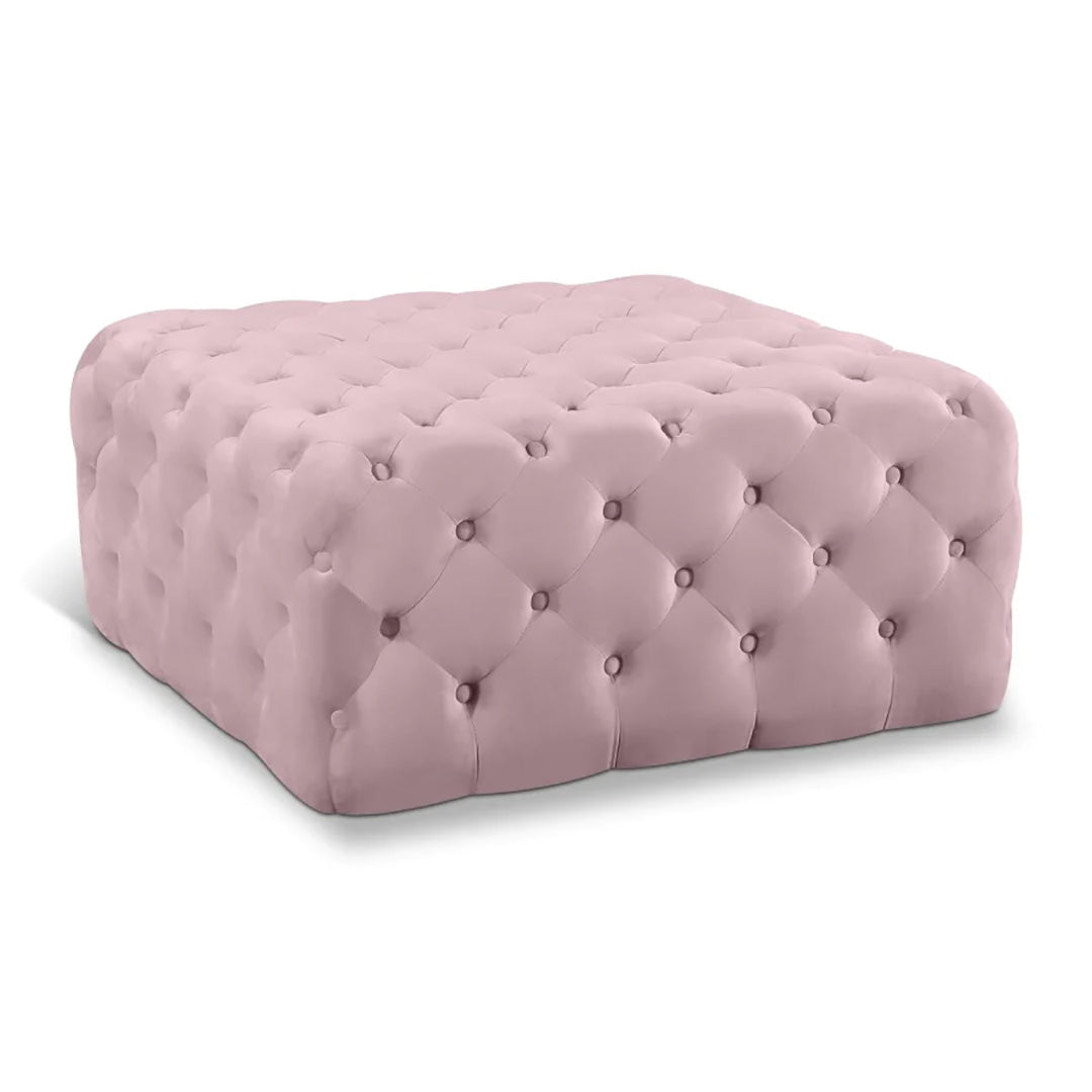 Ariel Velvet Ottoman | Bench