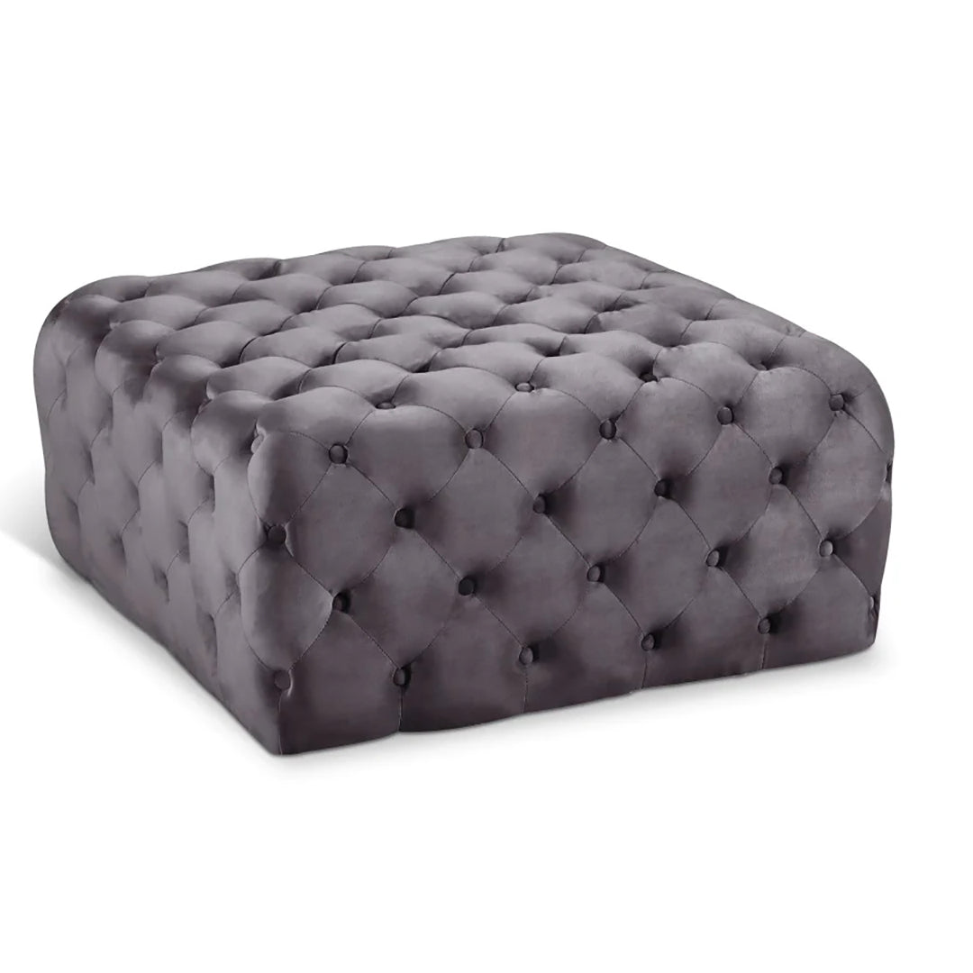 Ariel Velvet Ottoman | Bench