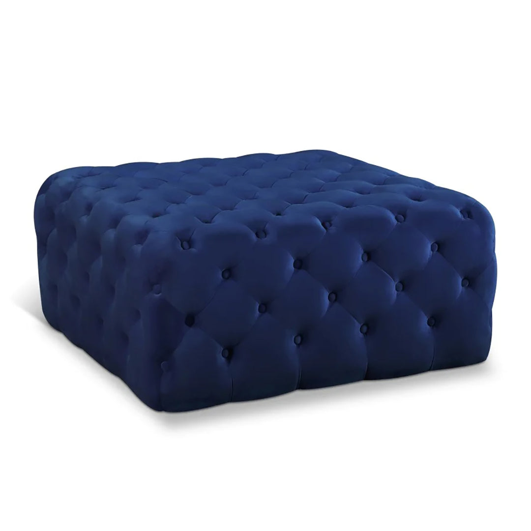 Ariel Velvet Ottoman | Bench