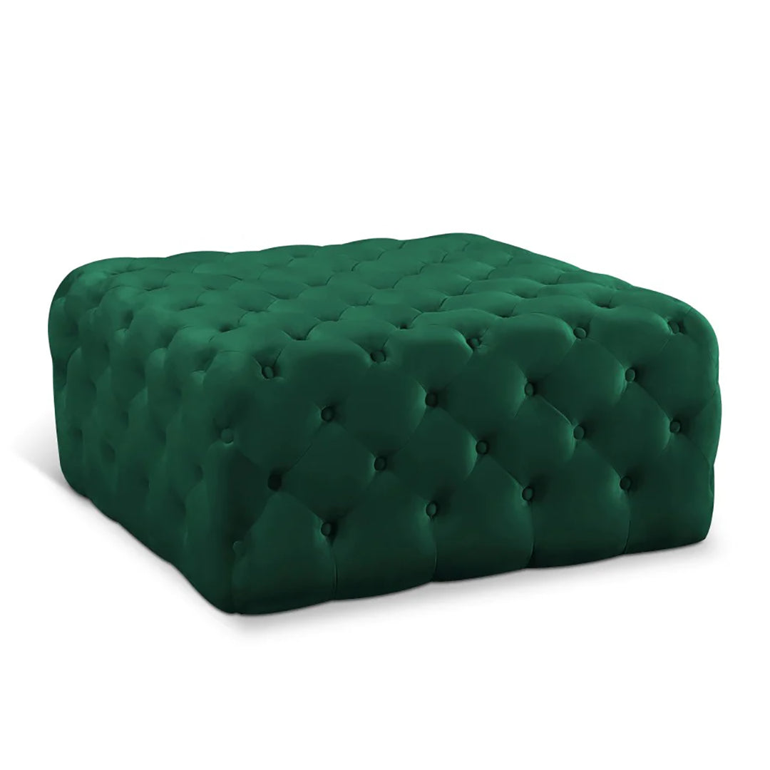 Ariel Velvet Ottoman | Bench