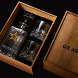 Army Whiskey Decanter Gift Set | 730mL Decanter 2 Whiskey Glass