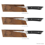 Ash Wood Magnetic Knife Sheath for 6" Chef's/6" Boning/5" Santoku/5" Nakiri, 503954