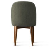 Athena Linen Upholstered Solid Wood Dining Chairs (Set of 4)