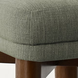 Athena Linen Upholstered Solid Wood Dining Chairs (Set of 4)