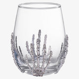Stemless Skeleton Wine Glass | SINGLE | 17oz
