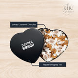 Valentines Day Gift Scotch Whiskey Caramels - Heart Tin