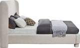 Penny Full Bed - Luxurious Upholstered Bed with Curved Headboard for Elegant Bedroom Decor Upgrade