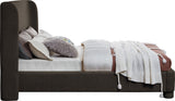 Penny Full Bed - Luxurious Upholstered Bed with Curved Headboard for Elegant Bedroom Decor Upgrade