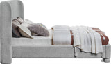 Penny Full Bed - Luxurious Upholstered Bed with Curved Headboard for Elegant Bedroom Decor Upgrade