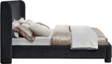 Penny Full Bed - Luxurious Upholstered Bed with Curved Headboard for Elegant Bedroom Decor Upgrade