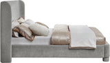 Penny Full Bed - Luxurious Upholstered Bed with Curved Headboard for Elegant Bedroom Decor Upgrade