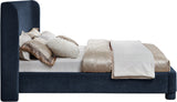 Penny Full Bed - Luxurious Upholstered Bed with Curved Headboard for Elegant Bedroom Decor Upgrade