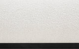 Vaughn Cream Boucle Bed - Cozy Contemporary Design with Sturdy Black Wood Base for Ultimate Comfort
