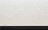 Vaughn Cream Boucle Bed - Cozy Contemporary Design with Sturdy Black Wood Base for Ultimate Comfort