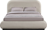 Vaughn Cozy Chenille Bed with Sturdy Wood Frame for a Stylish and Inviting Bedroom Retreat