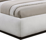 Vaughn Cozy Chenille Bed with Sturdy Wood Frame for a Stylish and Inviting Bedroom Retreat