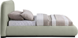 Vaughn Cozy Chenille Bed with Sturdy Wood Frame for a Stylish and Inviting Bedroom Retreat