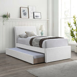 Myles Twin Trundle Bed - Stylish Contemporary Design with Durable Upholstery and Versatile Use