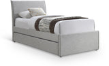 Myles Twin Trundle Bed - Stylish Contemporary Design with Durable Upholstery and Versatile Use