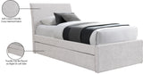 Myles Twin Trundle Bed - Stylish Contemporary Design with Durable Upholstery and Versatile Use