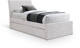 Myles Twin Trundle Bed - Stylish Contemporary Design with Durable Upholstery and Versatile Use