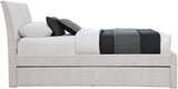 Myles Twin Trundle Bed - Stylish Contemporary Design with Durable Upholstery and Versatile Use
