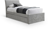 Myles Twin Trundle Bed - Stylish Contemporary Design with Durable Upholstery and Versatile Use