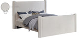 Elias Velvet King Bed – Elegant Contemporary Design with Solid Wood Frame for Modern Bedrooms Decor
