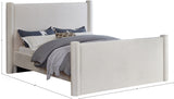 Elias Velvet King Bed – Elegant Contemporary Design with Solid Wood Frame for Modern Bedrooms Decor