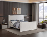 Elias Velvet Queen Bed – Stylish Modern Design with Solid Wood Frame for Ultimate Bedroom Elegance