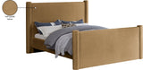 Elias Velvet Queen Bed – Stylish Modern Design with Solid Wood Frame for Ultimate Bedroom Elegance