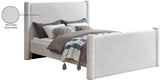 Elias Velvet King Bed – Elegant Contemporary Design with Solid Wood Frame for Modern Bedrooms Decor