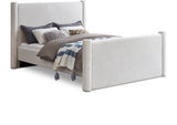 Elias Velvet Queen Bed – Stylish Modern Design with Solid Wood Frame for Ultimate Bedroom Elegance