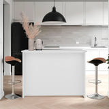 Fendi Kitchen Island with Spacious Countertop, Open Lower Shelves, Storage Cabinet and Versatile Multi-Use Design for Meal Preparation, Coffee Station Organization, Modern Home Convenience