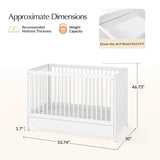 Fabiana Cozy Baby Nest Convertible Crib