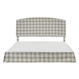 Amadeus Upholstered Platform Bed with Washable Slipcover for Bedroom