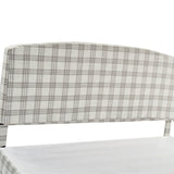 Amadeus Upholstered Platform Bed with Washable Slipcover for Bedroom