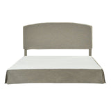 Amadeus Upholstered Platform Bed with Washable Slipcover for Bedroom