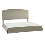 Amadeus Upholstered Platform Bed with Washable Slipcover for Bedroom