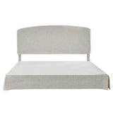 Amadeus Upholstered Platform Bed with Washable Slipcover for Bedroom