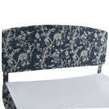 Amadeus Upholstered Platform Bed with Washable Slipcover for Bedroom