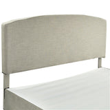 Amadeus Upholstered Platform Bed with Washable Slipcover for Bedroom