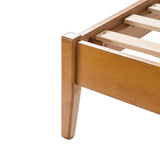 3-Piece Mid-Century Modern Solid Wood Bedroom Set