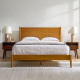 3-Piece Mid-Century Modern Solid Wood Bedroom Set