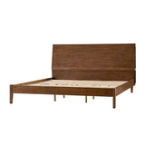 Vivian Solid Wood Platform Bed with USB Ports and Storage Space
