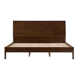 Vivian Solid Wood Platform Bed with USB Ports and Storage Space