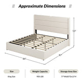 Rudolph Lift Up Storage Upholstered Platform Bed